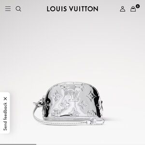 Louis Vuitton Silver Cosmetic Purse